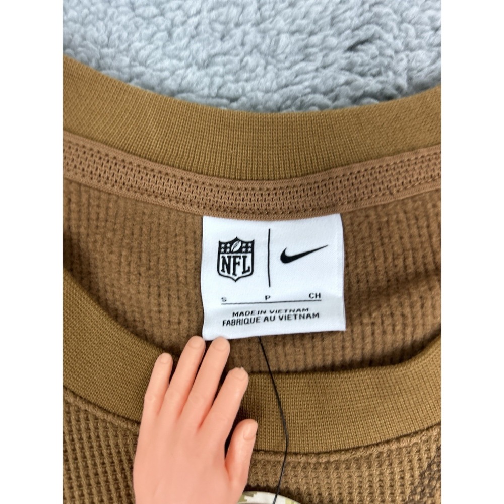 Nike NFL Salute to Service Mens Small Tennessee Titans Brown Long Sleeve Crew - Picture 7 of 10